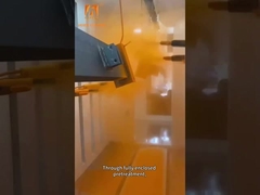 Anpassung der Beschichtung Farbe Automatische Pulverbeschichtung Kette / Mesh Gürtelförderer Typ