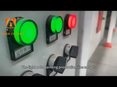 Automatisches Pulverbeschichtungssystem für Fahrradrahmen mit Eisenunterlage mit anpassbaren Farben