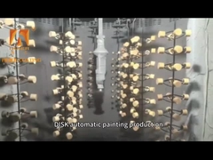 Anpassbare elektrostatische Lackierlinie für verschiedene Farb- und Beschichtungsarten