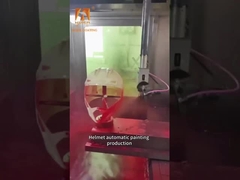 Große automatisierte elektrostatische Sprühmalerei mit Farbnutzung und Sprühpräzision