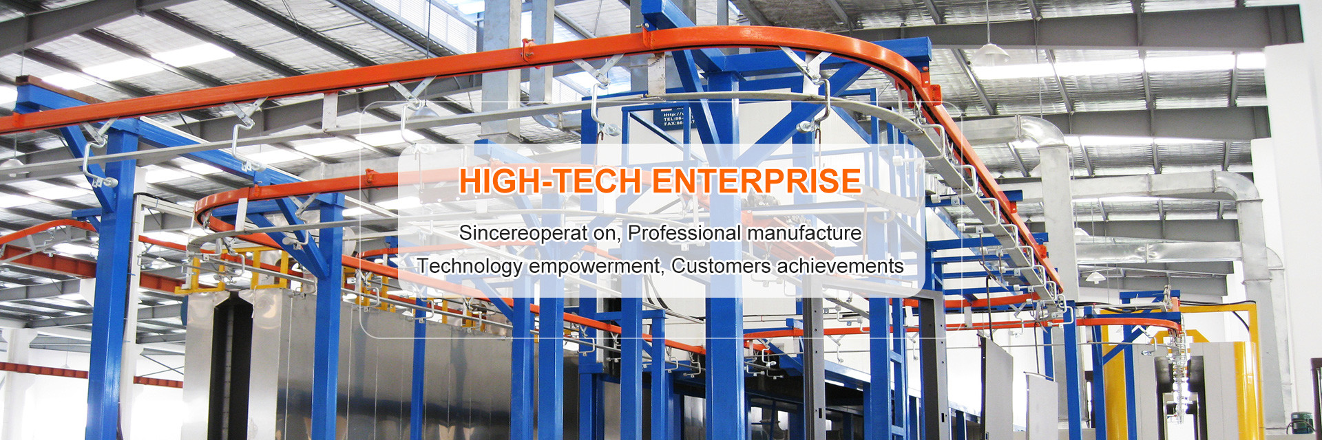 Qualität automatische Pulverbeschichtungslinie usine
