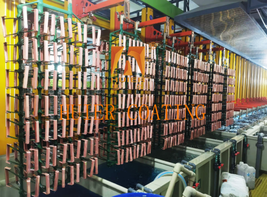 ABS-Produktionslinie für die Elektroplattierung von Werkstücken mit intelligenter Steuerung